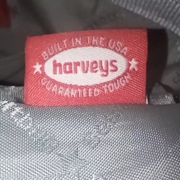 Harvey's Seatbelt Purse Grey Medium Made Of Real Recycled Seatbelts Hand Bag - Picture 9 of 9